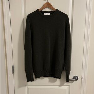 Anian forest green Cashmino crew neck sweater - like new / brand new - Medium